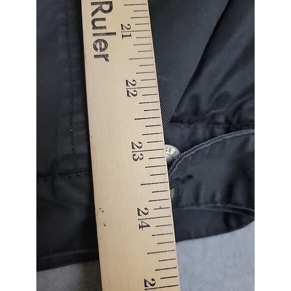 Indigo Star Jacket Mens M Black Sherpa Lined Button Pockets Heavy Trucker Waxed - Picture 12 of 13
